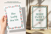 Cross Stitched - Frames & Letters, a Decorative Illustration by Essentially Nomadic (Thumbnail 7 of 11)