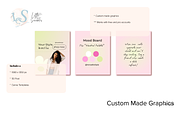 Pink and Green Instagram Post Bundle, a Social Media Template by Little Creative Scribbles (Thumbnail 3 of 5)