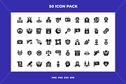 Peace icons, an Outline Icon by Wencory (Thumbnail 1 of 2)