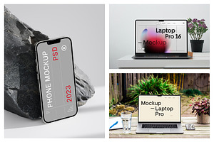 Electronic Device Mockups Vol.02