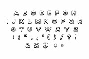 Best Font 3D, a Sans Serif Font by Fourteen Letter (Thumbnail 4 of 9)