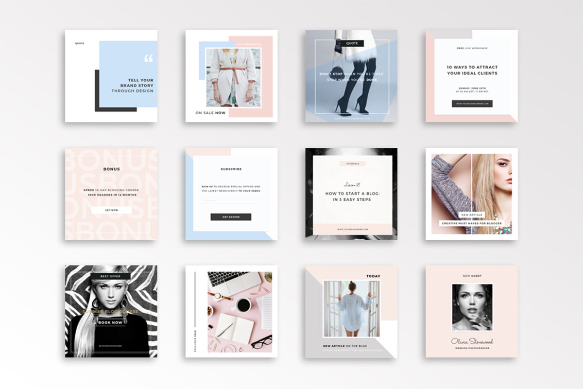 Social Media Template for Instagram, a Social Media Template by beart-templates (Photo 4 of 5)
