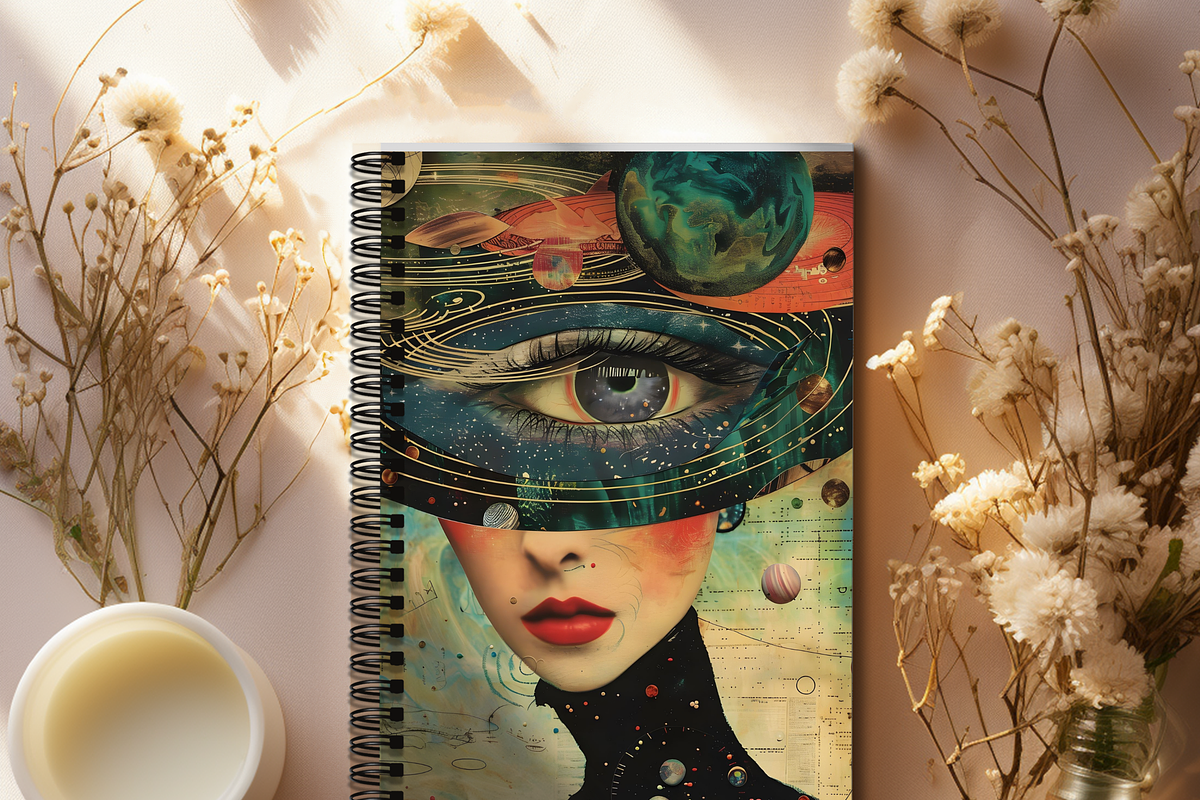 CELESTIAL PEOPLE JUNK JOURNAL PAGES, a Person Illustration by Daring Digies (Photo 6 of 8)