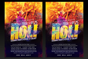 Festival Of Colors Flyer Template