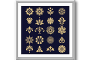 Vector floral set. Spring or summer, an Emoji Icon by RODINA (Thumbnail 3 of 3)