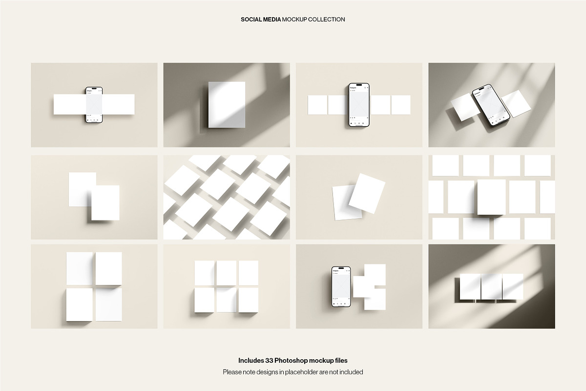 Social Post & Square Mockup Bundle, an iPhone Mockup by Moyo Studio (Photo 15 of 16)