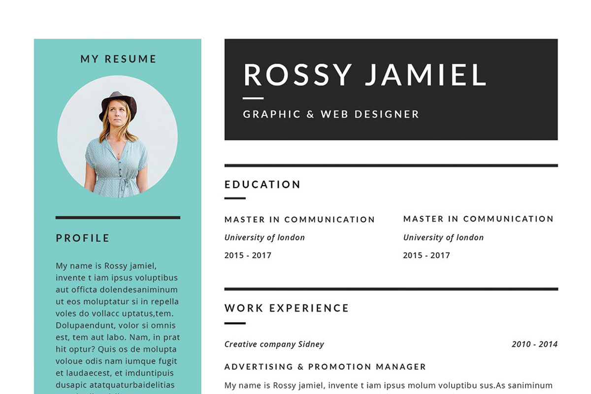 Resume/CV Bundle, a Resume Template by Occy Design (Photo 3 of 12)