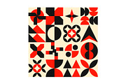 Geometric Shapes Dots Construction, a Pattern Graphic by Neo Geo (Thumbnail 4 of 9)