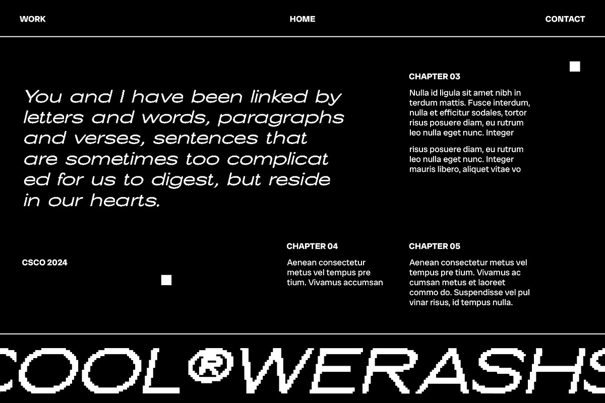 Cenios Pixel, a Sans Serif Font by Craft Supply Co. (Photo 6 of 8)
