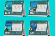 Minimalist 2026 Desk Calendar Design, a Stationery Template by MightyDesign (Thumbnail 3 of 7)