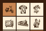 Vintage Cultures and Civilization, a Person Illustration by Creative Stall (Thumbnail 11 of 33)