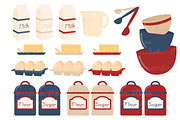 Americana Baking Clipart & Vectors, an Illustration by Amanda Ilkov (Thumbnail 4 of 4)