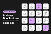 120 Business Doodles Bundle, an Outline Icon by Vectors Market (Thumbnail 1 of 11)