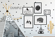 KIDS WALL & FRAMES Mockup Bundle - 3, a Print Template by Yuri-U (Thumbnail 22 of 33)