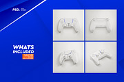 PS5 DualSense Controller set, a Product Mockup by OllStore (Thumbnail 5 of 13)