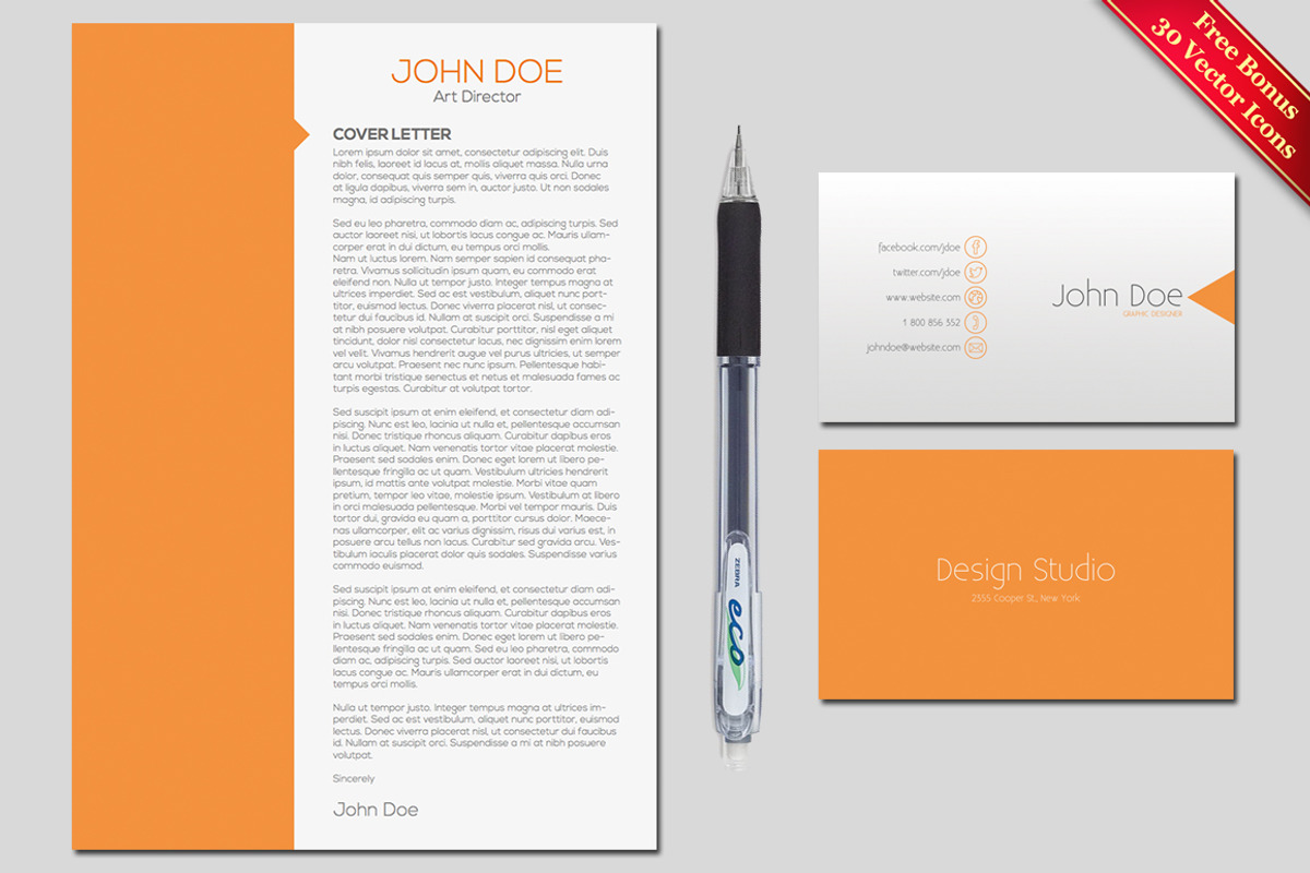 Resume & Cover Letter Template, a Resume Template by Imagine Design (Photo 3 of 5)
