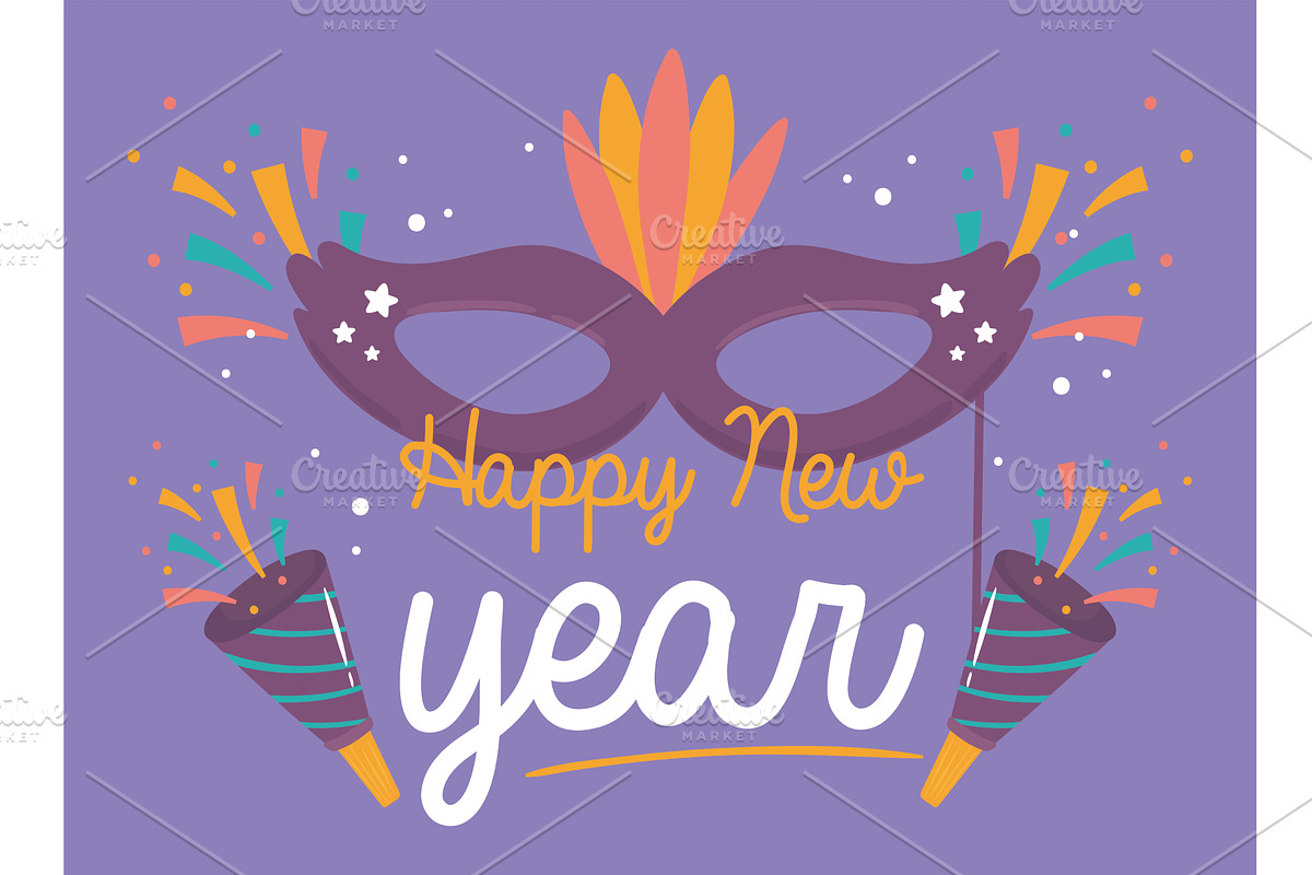 new year 2022 greeting card, an Illustration by studiogstock