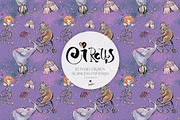 Circus Glitter Seamless Patterns, a Pattern Graphic by KaramfilaS (Thumbnail 8 of 13)