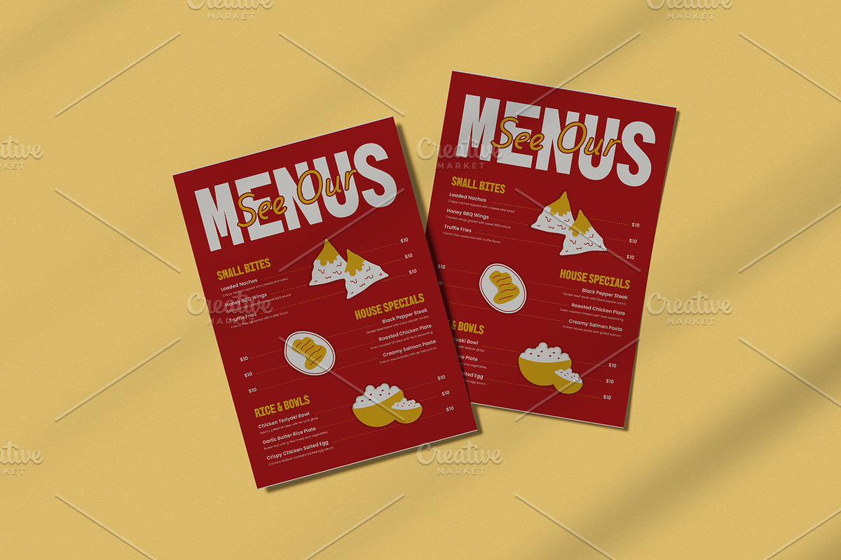 See Our Menus, a Poster Template by Izdihaar_Studio (Photo 3 of 3)