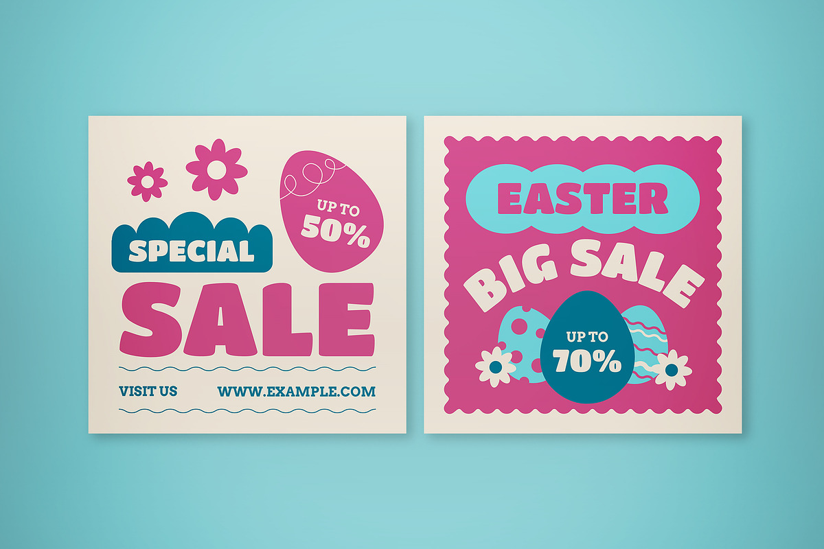 Easter Sale Banner, an UI Kit Template by graphicook (Photo 4 of 5)