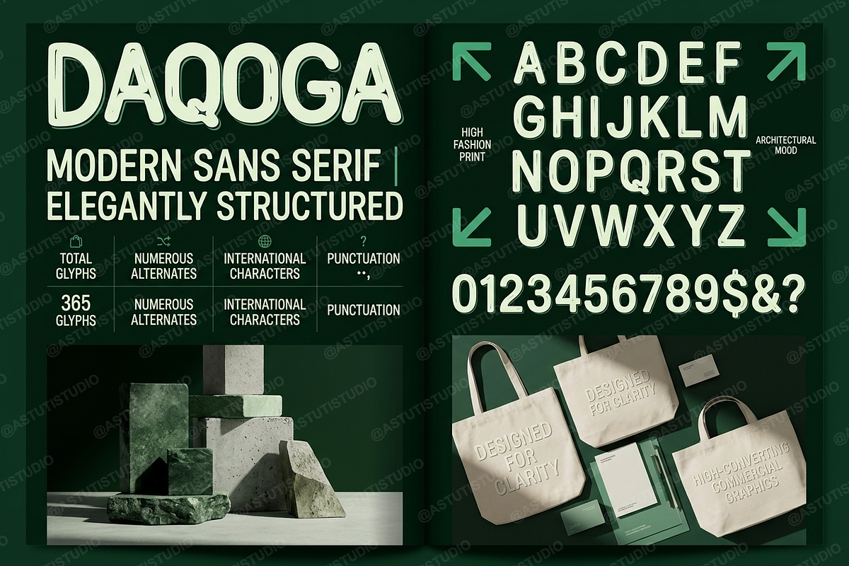 Daqoga | Elegant Modern Serif Fo, a Serif Font by Astuti Studio (Photo 7 of 24)