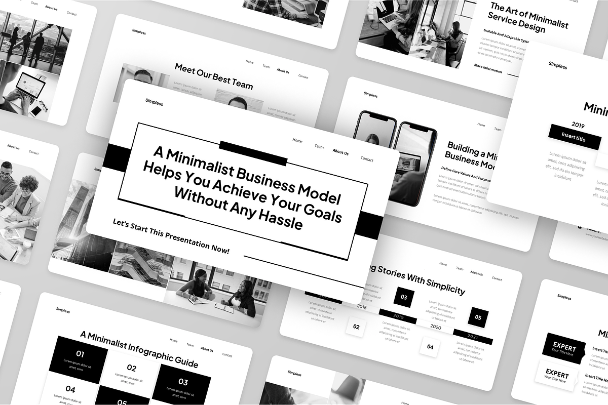 Minimalist Designs Google Slides, a Presentation Template by Annora Studio (Photo 4 of 5)