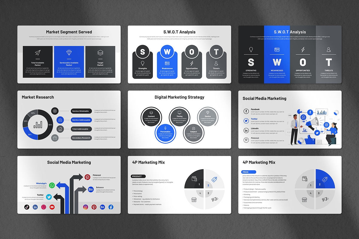 Marketing Plan Presentation Template, a Marketing Template by CreativeSlides (Photo 5 of 16)
