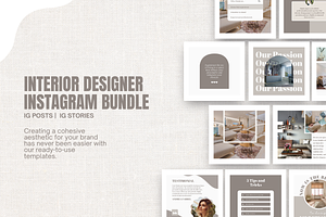 Interior Design Instagram Templates