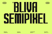 CS Bliva Semipixel, a Sans Serif Font by Craft Supply Co. (Thumbnail 1 of 8)