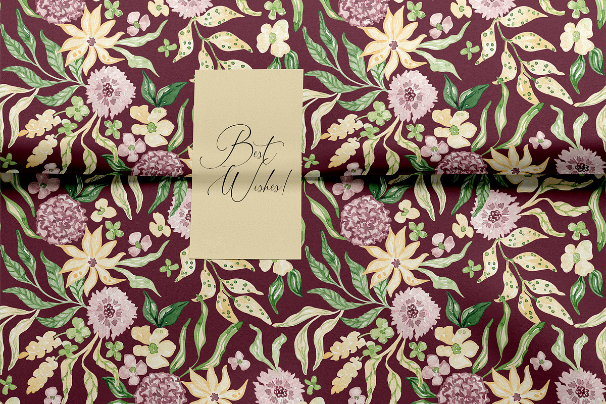 Spring Botanical Floral Pattern, a Pattern Graphic by SirenaArt (Photo 17 of 17)
