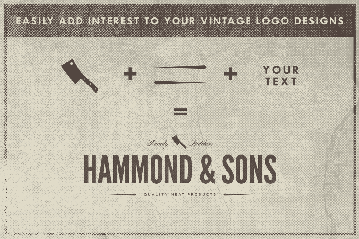 The Vintage Logo Elements Collection preview 4