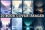 Quiet Snow River Scene Coloring Page, an Animal Illustration by maggiesar (Thumbnail 2 of 4)