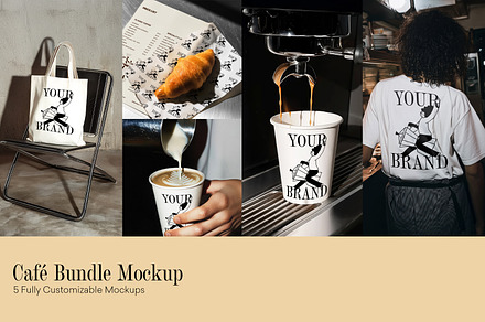 Café Mockup Bundle Branding