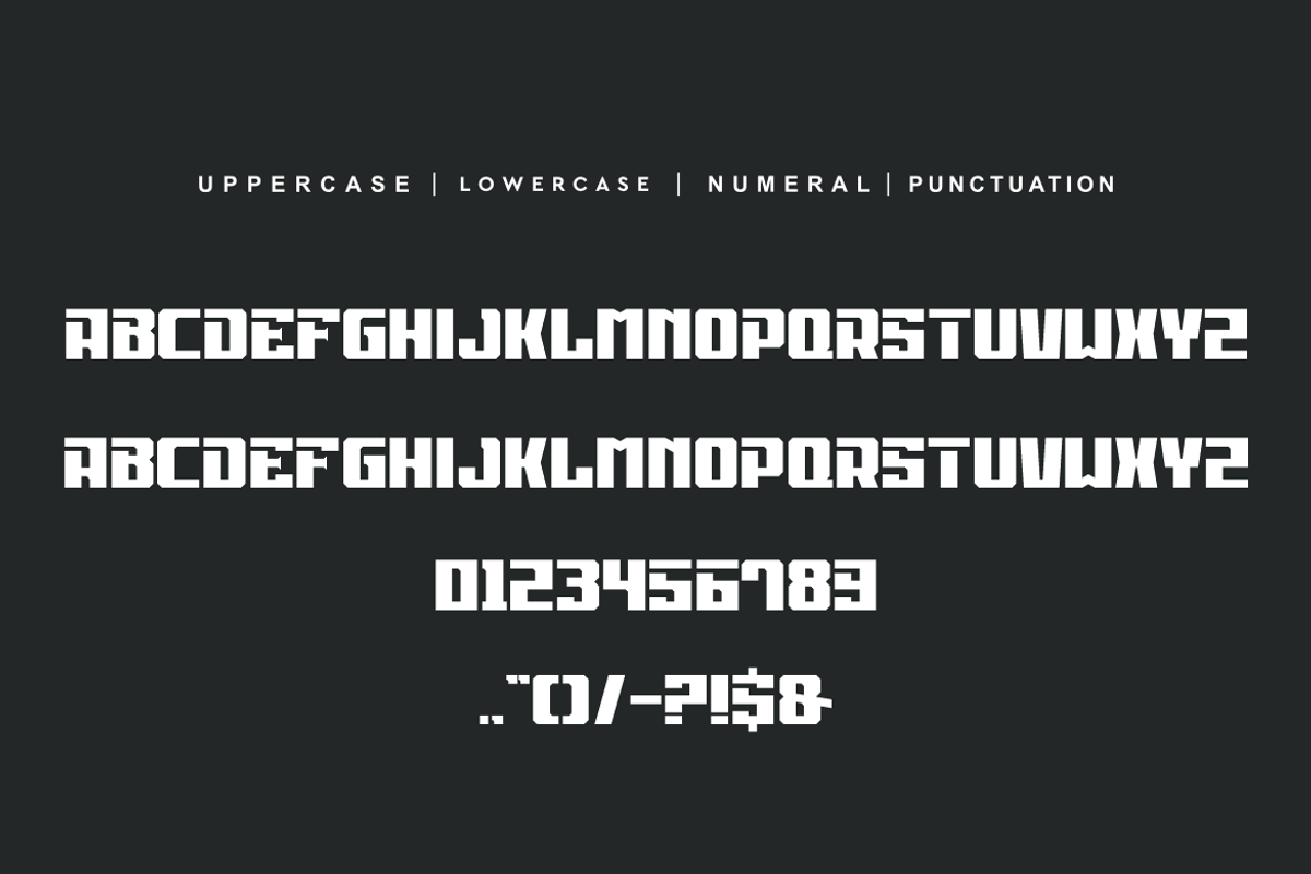 Gaming Runner, a Sans Serif Font by alon kelakon (Photo 5 of 6)