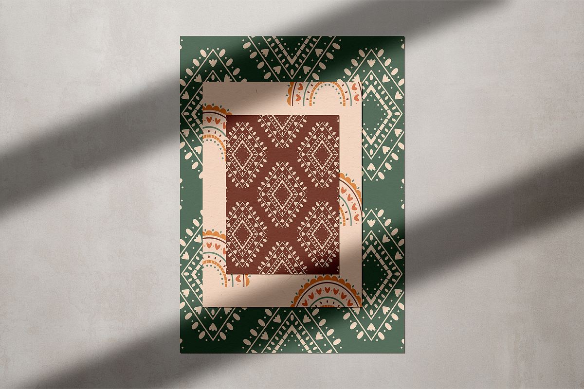Tropical Flower Pattern Retro Summer, a Pattern Graphic by Trendingdigital (Photo 11 of 21)