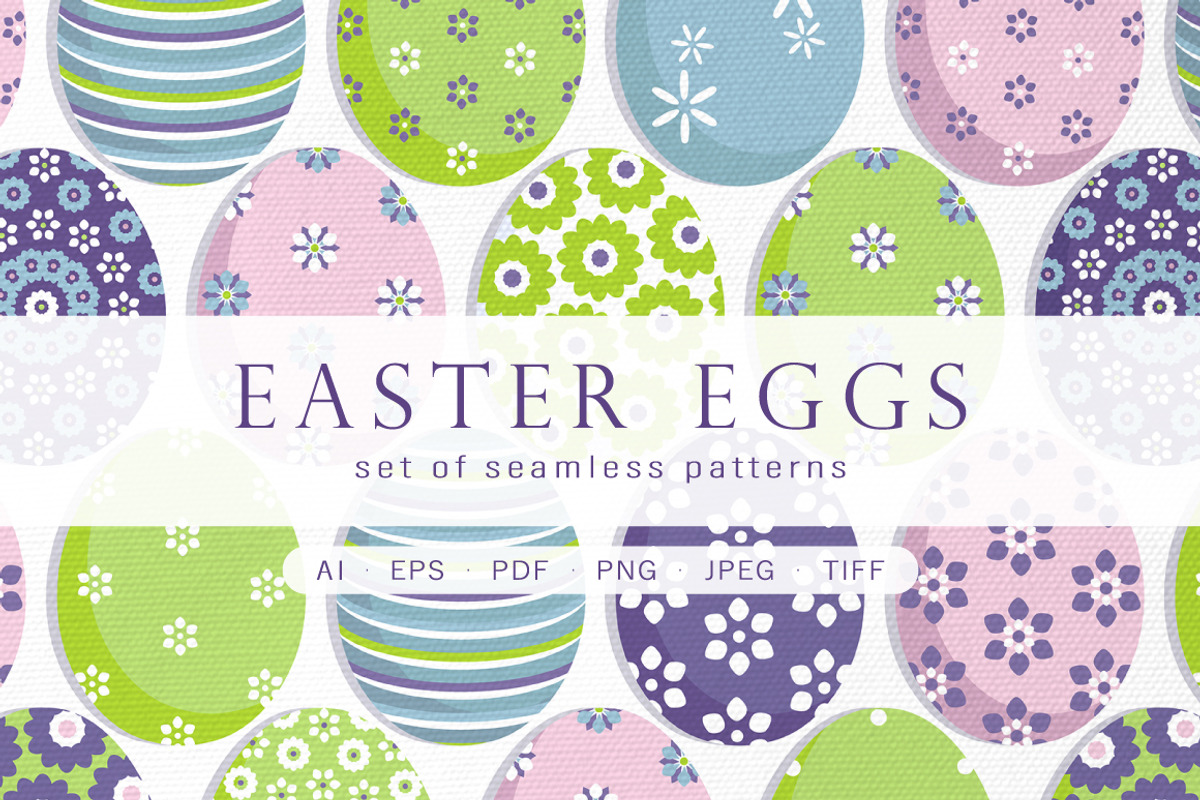 Easter eggs – Set 2, a Pattern Graphic by Yummy (Photo 1 of 10)