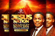 Church Flyer Design Template, a Social Media Template by church flyer templates (Thumbnail 1 of 5)
