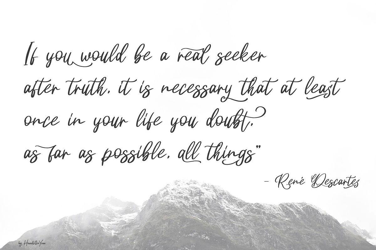 Harlane, a Handwritten Font by HandletterYean (Photo 7 of 11)