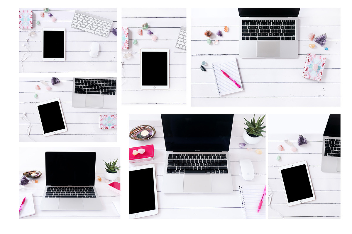 Crystal Desktop Mockups 2, an iPad Mockup by SunnyTangerine Stock (Photo 4 of 5)