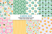 Earth Day Digital Seamless Patterns, a Pattern Graphic by Alanna Messina Design Co (Thumbnail 1 of 8)