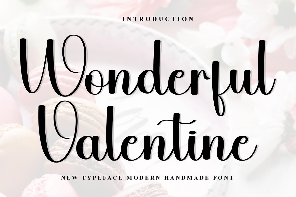 Wonderful Valentine, a Handwritten Font by FreshTypeINK (Photo 1 of 8)