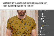 T-shirt mock up (front and back) # 1, a Shirt Mockup by Arfis (Thumbnail 3 of 7)