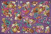 Ice Cream Doodles Designs Set, an Object Graphic by BALABOLKA (Thumbnail 3 of 4)