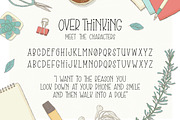 Overthinking Font, a Serif Font by Lollipop Hand Drawn (Thumbnail 5 of 7)