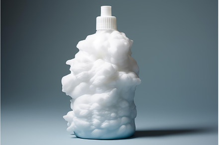 Plastic bottle covered in abundant, a Beauty & Fashion Photo by Ylivdesign