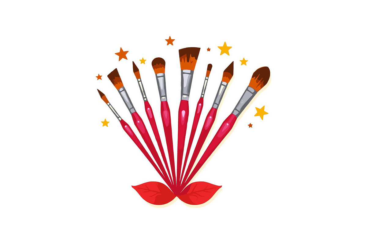 Books, Brushes, and School Time Fun, an Object Graphic by Gfx_Store (Photo 9 of 13)