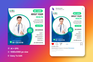 Instagram Medical Healthcare Banner