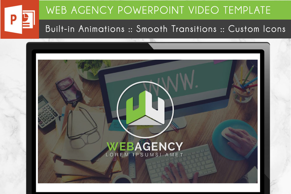Web Agency PowerPoint Video, a Presentation Template by Kathy Green Design (Photo 3 of 5)