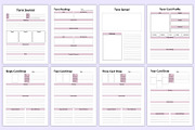 2025 Tarot Journal Canva Template, a Stationery Template by Mustafiz (Thumbnail 3 of 8)