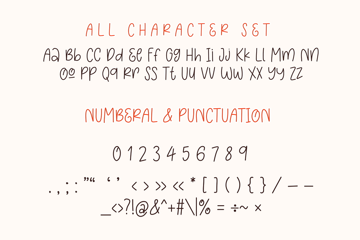 Merry And Bright is handwritten font, a Handwritten Font by Brown Cupple (Photo 6 of 8)